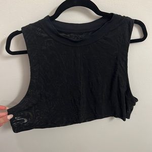 Lululemon All Yours Crop Tank Top Veil Size 12